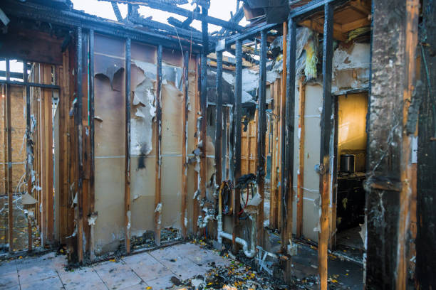 Professional Fire Damage Repair technician working in Waco, TX